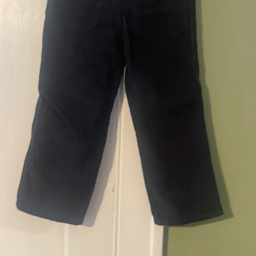 Gymboree black corduroyed pants  Size 4 NWT Black